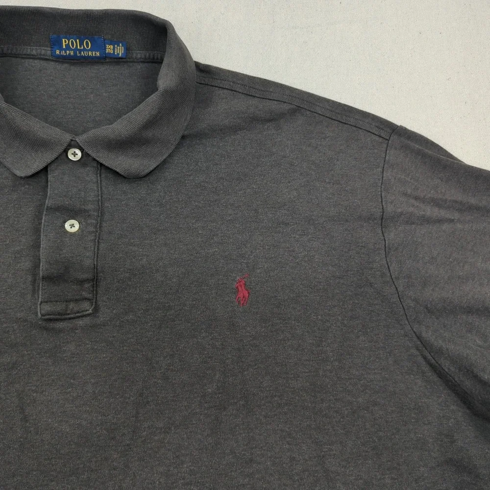 Polo‎ Ralph Lauren Shirt Mens 3XB Black Casual Preppy Office Business